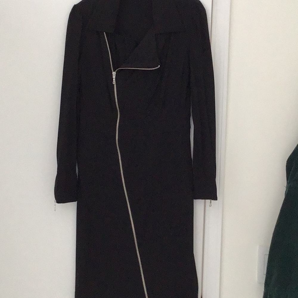 Lily size small asymmetric zipper dress